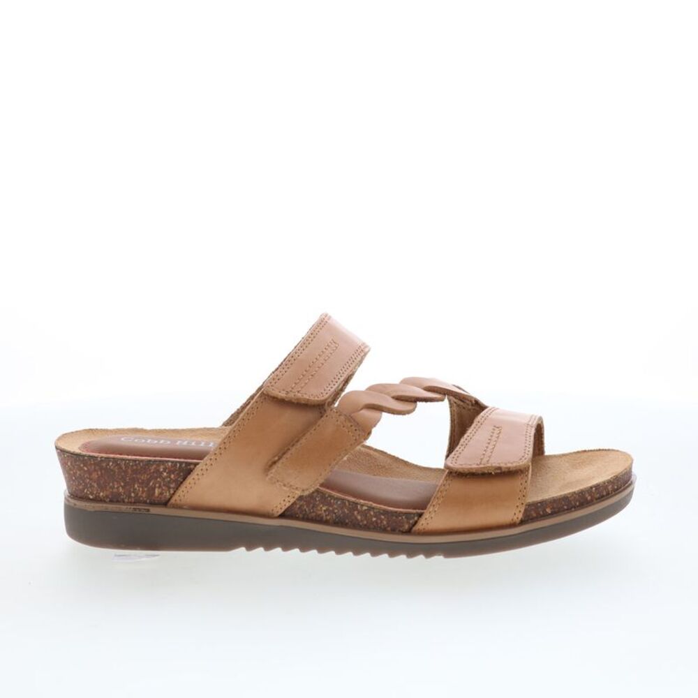 Cobb Hill Womens May W Slide Brown Shoes (NWT)